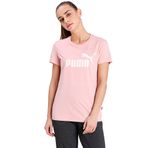 PUMA Essentials Logo Kadın Tişörtü Bridal Rose XS