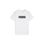 Puma Essentials Logo Kız Çocuk Beyaz Tişört