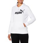 Puma Essentials Logo Women's Hoodie Kadın Kapüşonlu Sweatshirt, Puma White, L
