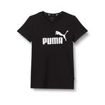 Puma Essentials Metalik Logo Siyah Kadın T-shirt