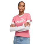 Puma Essentials No. 1 Kadın Pembe Günlük Stil T-Shirt 68237125