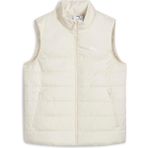 Puma Essentials Padded Kadın Beyaz Dik Yaka Yelek - Krem