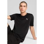 Puma Essentials Small Logo Poly Erkek Siyah Yuvarlak Yaka Tişört - XL