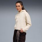 Puma Essentials Small No.1 Logo Kadın Bej Kapüşonlu Sweatshirt - XL