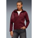 Puma EVOSTRIPE Full-Zip Hoodie Bordo Kadın Fermuarlı Sweatshirt