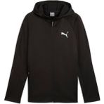 Puma Evostripe Full-Zip Hoodie Erkek Ceket Siyah Spor Kesim Kalıbı S Beden