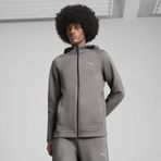 Puma Evostrıpe Full-Zip Hoodie Gri Erkek Fermuarlı Ceket