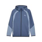 PUMA Evostripe Tam Fermuarlı Sweatshirt 2XL Mavi