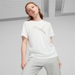 Puma Evostrıpe Tee Kadın T-Shirt 676070-02 White - XS