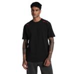 PUMA F1 ESS+ Graphic Tee -relaxed Erkek/Unisex Tişört, PUMA Black, XS