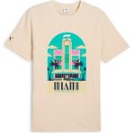 Puma F1 Miami Tee Erkek Tişört - Bej - S