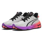 PUMA Fast-Trac NITRO 3 Erkek/Unisex Koşu Ayakkabısı, Feather Gray-Glowing Red-Pure Magenta, 42 EU