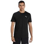 Puma Favourite Heather Kısa Kollu Siyah Erkek Koşu T-shirt