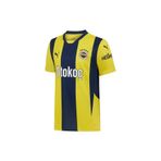 PUMA fbcbk2425 Fenerbahçe S.K. 24/25 Erkek İç Saha Çubuklu Forması,Sarı - Lacivert S