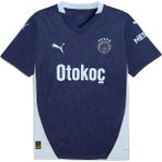 Puma Fenerbahçe Third Erkek Lacivert V Yaka Forma Nefes Alabilir Kumaş ile Rahat Spor Kesim - Mavi - 2XL