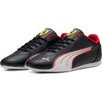 Puma Ferrari Catch Erkek Spor Sneaker Ayakkabı Siyah Yürüyüş Tabanı Sentetik Malzeme 309196-01