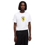 Puma Ferrari Colored Shield Erkek Beyaz Günlük Stil T-Shirt 63531004