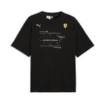 Puma Ferrari Premium Tee Erkek Günlük Tişört 63423101 Siyah - XL