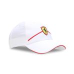 PUMA FERRARI RACE BB Cap Erkek/Unisex Şapka, PUMA White, M