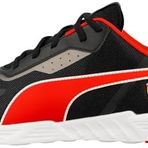 Puma Ferrari Tiburion P Blk-Rosso Corsa-P Aged SLV Unisex Yetişkin Spor Ayakkabı