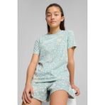 Puma FLAMING LOVE AOP Tee G Yeşil Kız Çocuk Kısa Kol T-Shirt - 15 - 16 Yaş