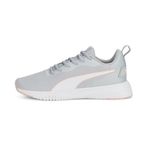 Puma Flyer Flex Platinum Gray Rose Dust Puma Beyaz Erkek Koşu Ayakkabısı