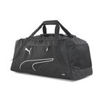 PUMA Fundamentals Sports Bag M Unisex Yetişkin Spor Çantası, Puma Black, Tek Beden