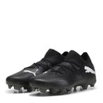 Puma Future 7 Match FG-AG Black White Unisex Yetişkin Spor Ayakkabı