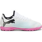 Puma Future 7 Play Tt Genç Krampon Siyah - Beyaz Erkek Çocuk Ayakkabı Plastik Malzemeden Üretim