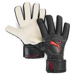 PUMA FUTURE Play NC Unisex Yetişkin Eldiven, PUMA Black-Glowing Red, 11