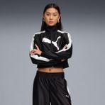Puma Future Puma Archive T7 Cropped Kadın Sweatshirt - 010 - Siyah
