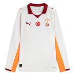 PUMA GALATASARAY 25/26 Erkek Uzun Kollu Deplasman Forması, PUMA White-Intense Orange, XL