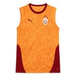 PUMA GALATASARAY Erkek Sıfır Kollu Antrenman Forması, Intense Orange, XXL