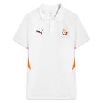 PUMA GALATASARAY EVOSTRIPE Erkek Polo, PUMA White-Red Rhythm-Intense, M