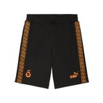 PUMA GALATASARAY KING Erkek Şort, PUMA Black-Red Rhythm-Intense, S