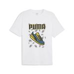 Puma Grafik Beyaz Erkek T-shirt