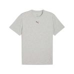 PUMA GRAPHIC Erkek Antrenman Tişörtü, Light Gray Heather, XXL