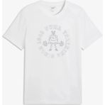 Puma Graphic Tee 2 Erkek Tişört Beyaz 52853102 - 2XL