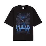 Puma Graphic Tee Erkek Günlük Tişört 63444301 Siyah - 2XL