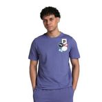 PUMA GRAPHICS Icon Tee Erkek/Unisex Tişört, Blue Crystal, S