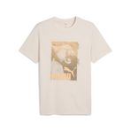 PUMA GRAPHICS Photoprint Tee Erkek/Unisex Tişört, Alpine Snow, S