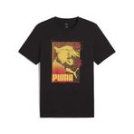 PUMA GRAPHICS Photoprint Tee Erkek/Unisex Tişört, PUMA Black, XS