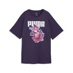 PUMA GRAPHICS Relaxed Tee Better Kadın T-shirt, Deep Plum, XS