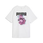 PUMA GRAPHICS Relaxed Tee Better Kadın T-shirt, PUMA White, XS