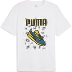 Puma Graphics Sneaker Tee Erkek T-shirt-beyaz