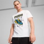 Puma Graphics Tee Beyaz Erkek Tişört - 683209 02 - XL