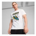 Puma Graphics Tee Beyaz Erkek Tişört - 683209 02