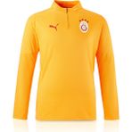 Puma Gs Store Galatasaray Puma A Takım 1/4 Fermuarlı Uzun Kollu Antrenman Üst 77967611 - Sarı - Kırmızı