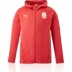 Puma Gs Store Galatasaray Puma A Takım Fermuarlı Kapüşonlu Sweatshirt 78121501 - Sarı - Kırmızı - XS