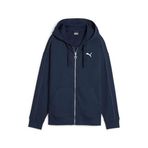 PUMA Her Kadın Tam Fermuarlı Kapüşonlu Sweatshirt,Club Navy S